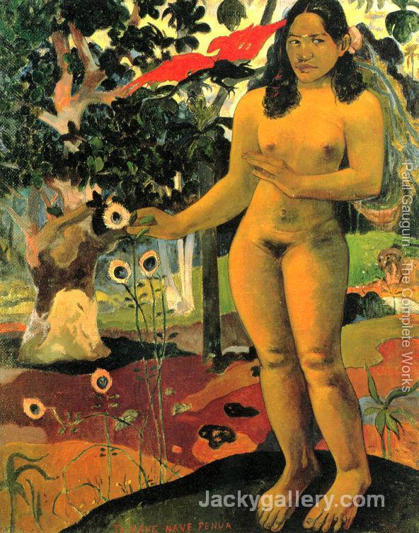 Herrliches Land (Te nave nave fenua) by Paul Gauguin paintings reproduction